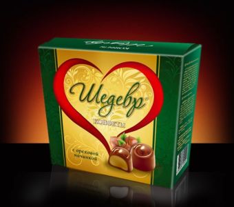 Конфеты "Шедевр" с ореховой начинкой