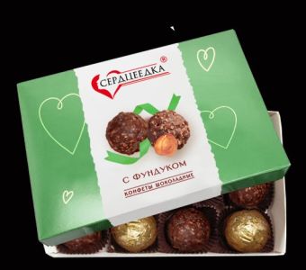 Конфеты "СЕРДЦЕЕДКА" с фундуком